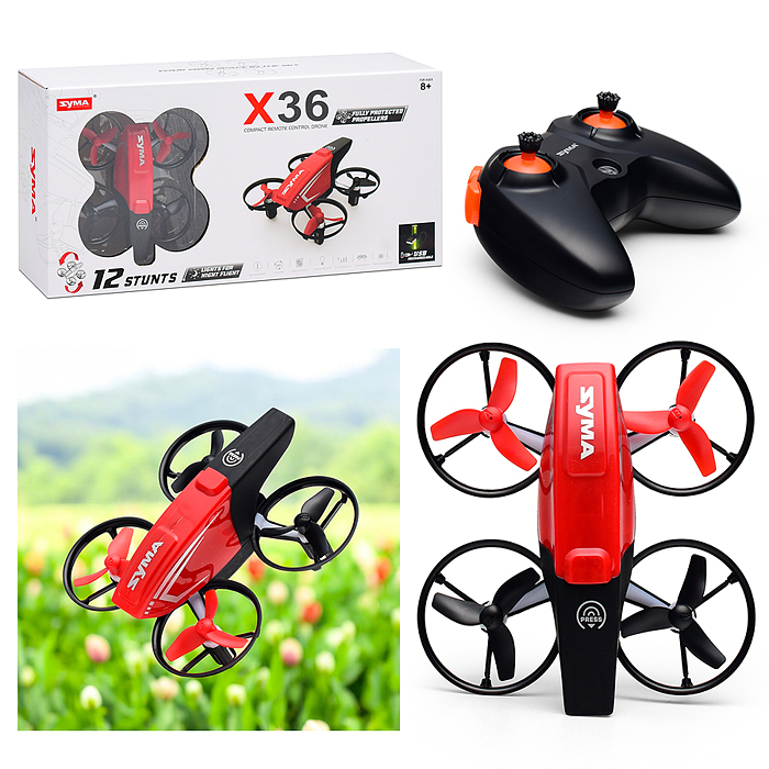 Квадрокоптер X36 "Фьюжн" р/у, 27 MHz, в коробке