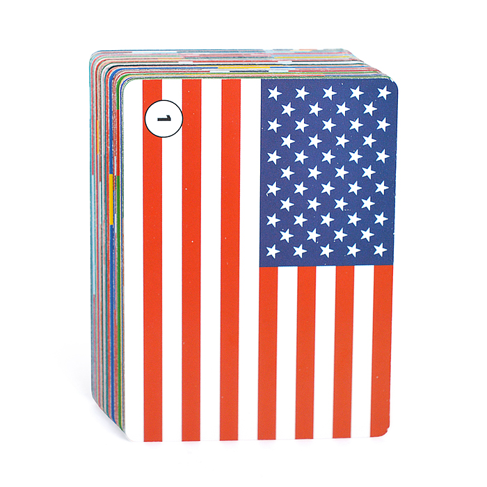 Фото к товару Игра карточная с голосовым помощником. Флагомания. Мемори. 100 карточек Игра карточная с голосовым помощником. Флагомания. Мемори. 100 карточек