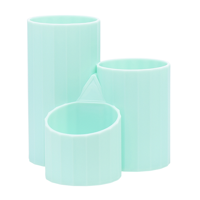 Органайзер для канцелярских принадлежностей "Pastel" настольный, 11x11x11,5 см, пластиковый