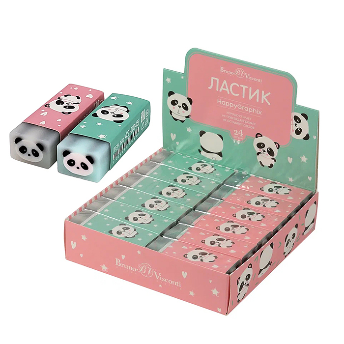 Ластик "HappyGraphix. Панды" Ластик "HappyGraphix. Панды"