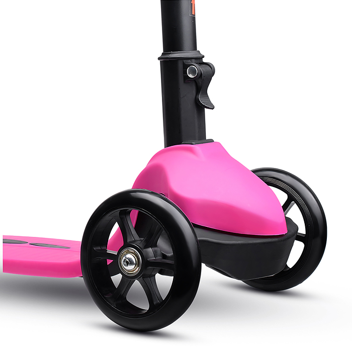 Фото к товару Самокат трёхколёсный R0205 ROCKET колёса PU, цвет розовый Самокат трёхколёсный R0205 ROCKET колёса PU, цвет розовый