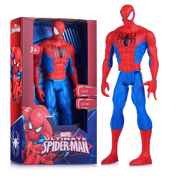 Фигурка "Человек паук" свет, звук, коробка 30*17,6*6см Фигурка "Человек паук" свет, звук, коробка 30*17,6*6см