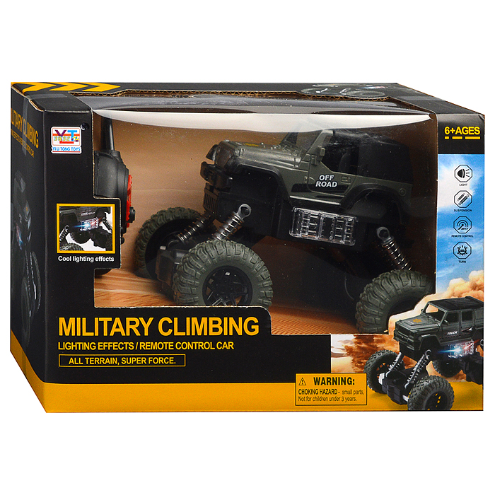 Фото к товару Машина 383-405 "Вездеход №2" р/у, 27 MHz, в коробке Машина 383-405 "Вездеход №2" р/у, 27 MHz, в коробке