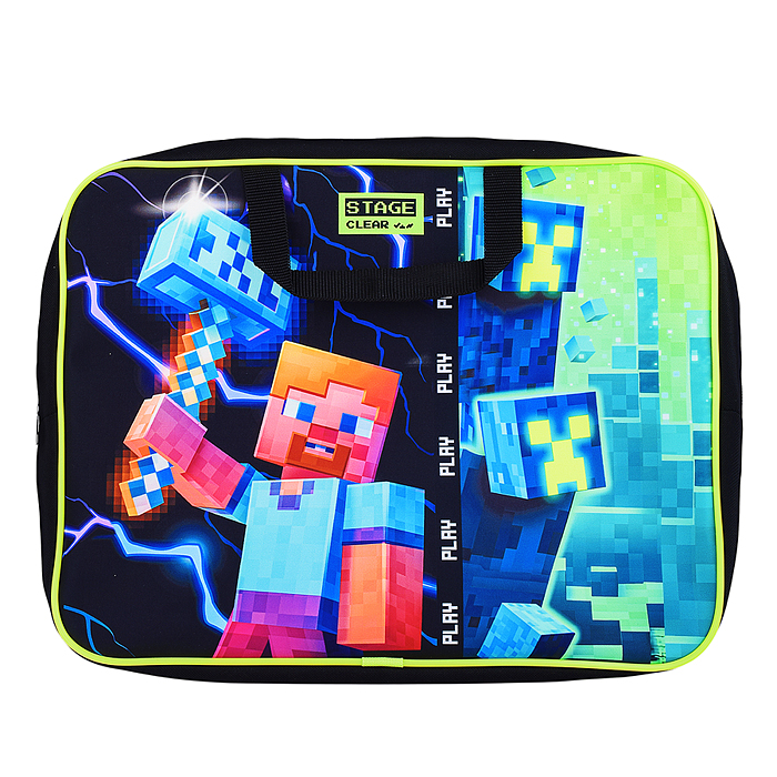 Папка-сумка "My Game" формат - А4, боковина - 75 мм. 