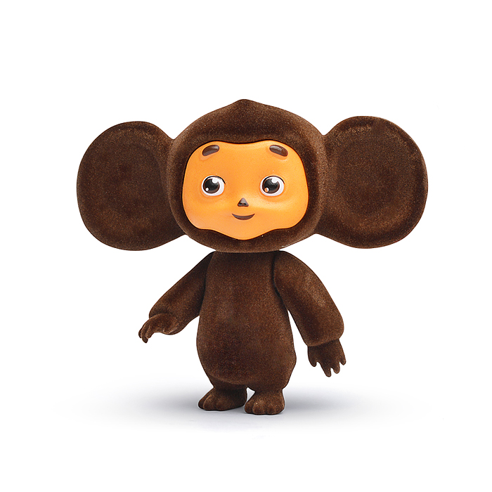 Фото к товару Фигурка Чебурашка 8 см, флок Фигурка Чебурашка 8 см, флок