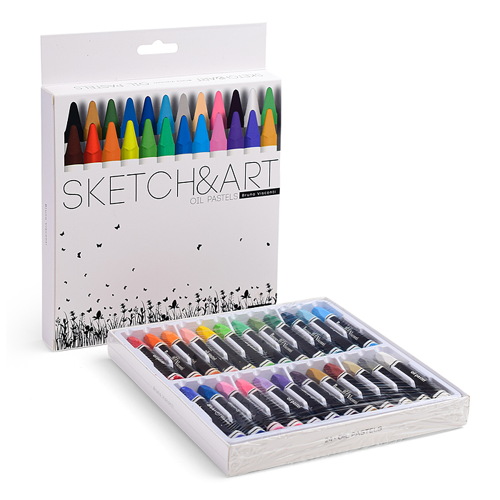 Масляная пастель "Sketch&Art" 24цв. (мелки шестигранной формы) Масляная пастель "Sketch&Art" 24цв. (мелки шестигранной формы)
