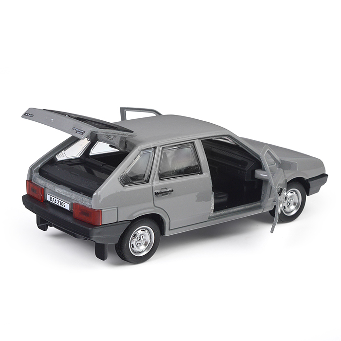 Фото к товару Машина металл ВАЗ-2109 "Спутник" 12 см, (двери, багаж, серебряный) инерц., в коробке Машина металл ВАЗ-2109 "Спутник" 12 см, (двери, багаж, серебряный) инерц., в коробке