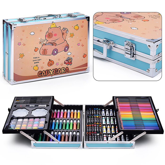 Набор для юного художника Bi-010-055 "Капибара" (145 предметов) 