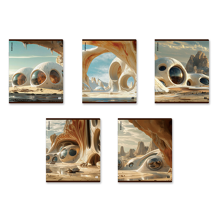 Тетрадь 48 л. клетка "Dune" Тетрадь 48 л. клетка "Dune"