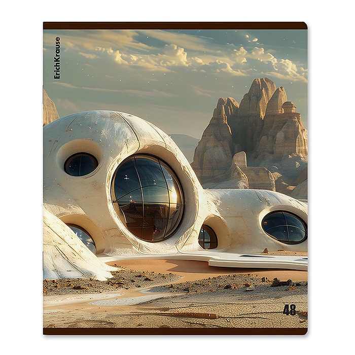 Фото к товару Тетрадь 48 л. клетка "Dune" Тетрадь 48 л. клетка "Dune"