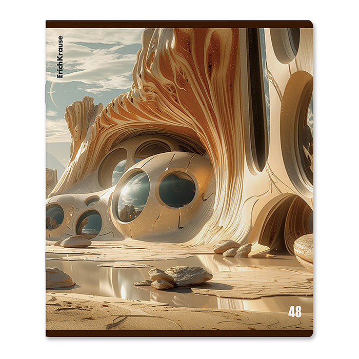 Фото к товару Тетрадь 48 л. клетка "Dune" Тетрадь 48 л. клетка "Dune"