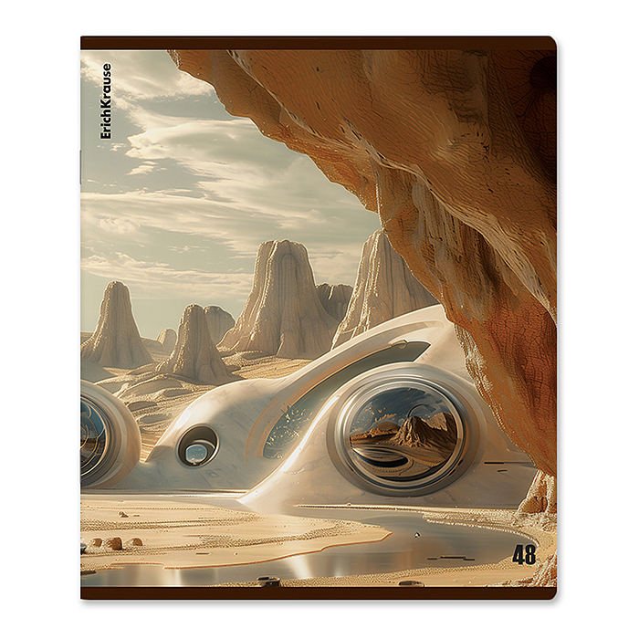 Фото к товару Тетрадь 48 л. клетка "Dune" Тетрадь 48 л. клетка "Dune"