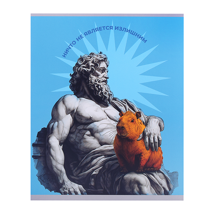 Фото к товару Набор. Тетрадь 48 л., клетка "Капибары" А5, на скрепке + Ручка шариковая автомат, цвет чернил синий. Набор. Тетрадь 48 л., клетка "Капибары" А5, на скрепке + Ручка шариковая автомат, цвет чернил синий.