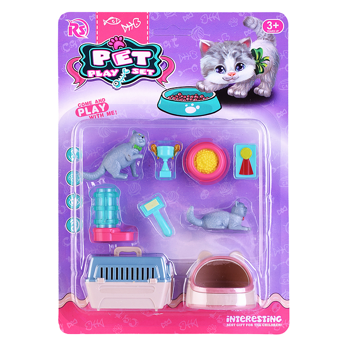 Игра питомец 8910-E16 "Кошечка Сара" на листе Игра питомец 8910-E16 "Кошечка Сара" на листе