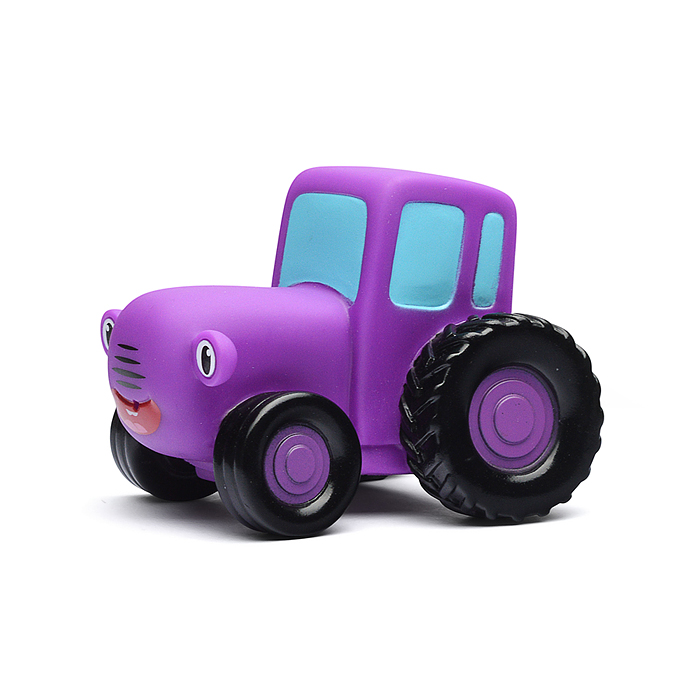 Игрушка пластизоль для ванны "Синий трактор" 10 см, 1шт, сетка фиолетовый Игрушка пластизоль для ванны "Синий трактор" 10 см, 1шт, сетка фиолетовый