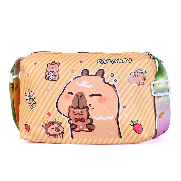 Сумочка детская 00-6747 "Дружные капибары" 19*14*6 см.