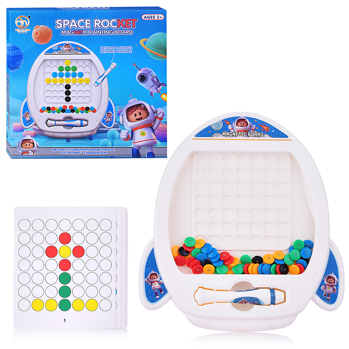 Мозаика 55676-1 "Космическая ракета" в коробке Мозаика 55676-1 "Космическая ракета" в коробке