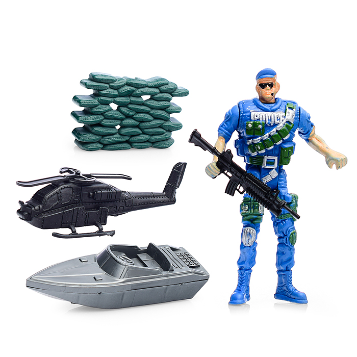 Набор полицейского P6-198 "Водный спецназ" в пакете Набор полицейского P6-198 "Водный спецназ" в пакете