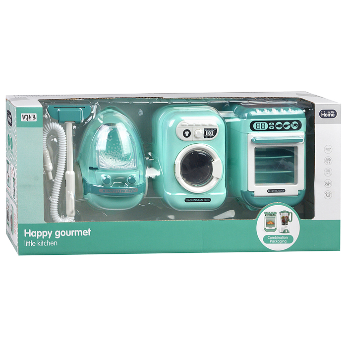 Бытовая техника A2101-15 ( стиральная машинка, индукционная плита, пылесос) в коробке