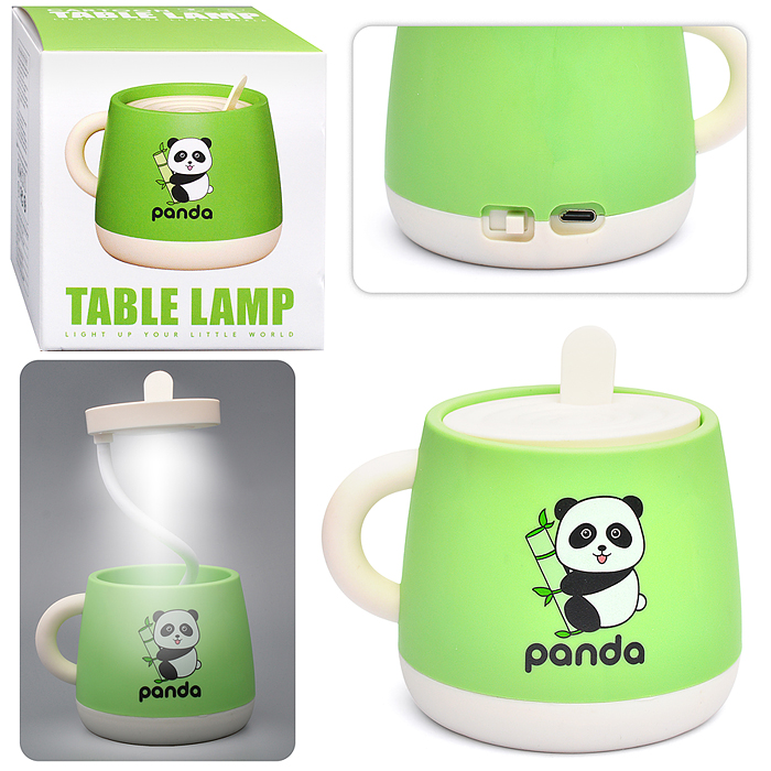 Фонарик-светильник игрушечный 357G "Кружка. Панда" в коробке Фонарик-светильник игрушечный 357G "Кружка. Панда" в коробке