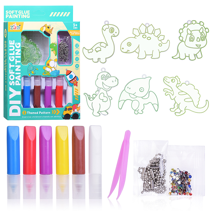 Набор творческая мастерская 552-13 "Динозаврики" в коробке