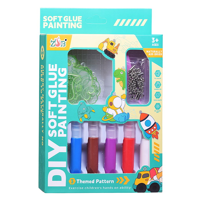 Набор творческая мастерская 552-13 "Динозаврики" в коробке