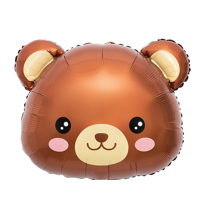 Шар (24''/61 см) Фигура, Голова, Милый медведь, 1 шт. в уп. Шар (24''/61 см) Фигура, Голова, Милый медведь, 1 шт. в уп.
