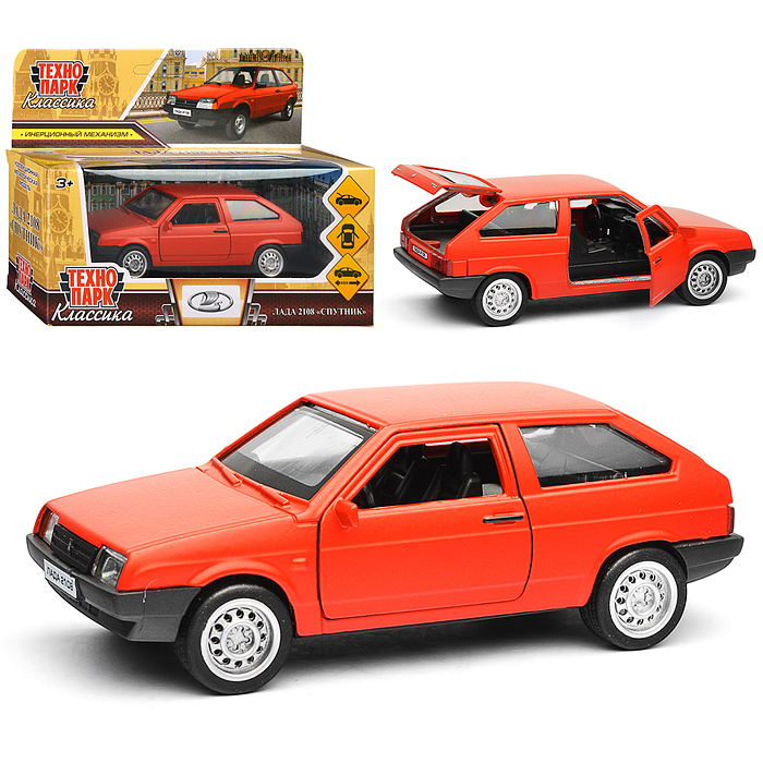 Машина металл LADA-2108 "Сgenybr" матовый 12 см, (дв, баг, красный) в коробке Машина металл LADA-2108 "Сgenybr" матовый 12 см, (дв, баг, красный) в коробке