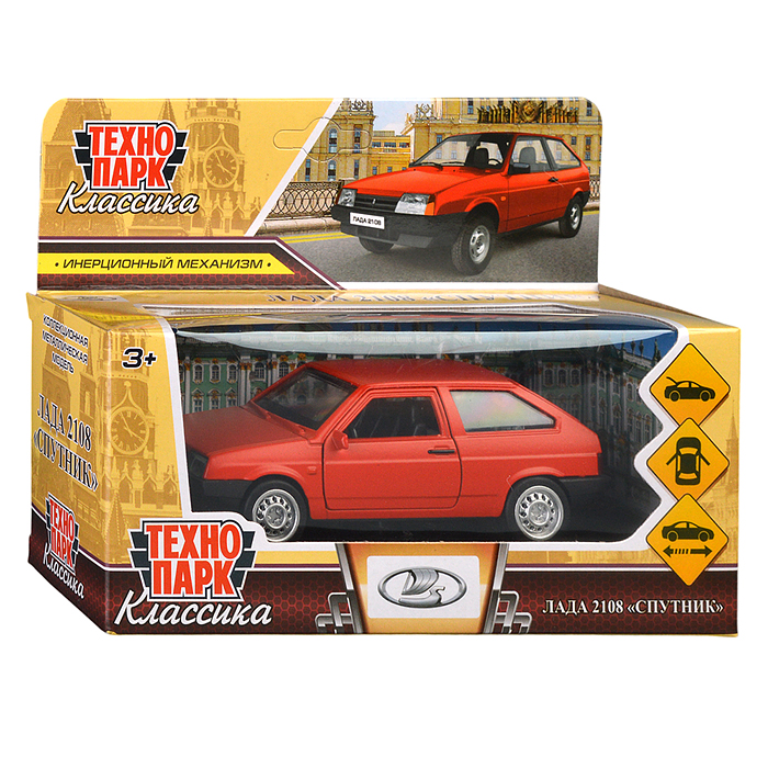Фото к товару Машина металл LADA-2108 "Сgenybr" матовый 12 см, (дв, баг, красный) в коробке Машина металл LADA-2108 "Сgenybr" матовый 12 см, (дв, баг, красный) в коробке
