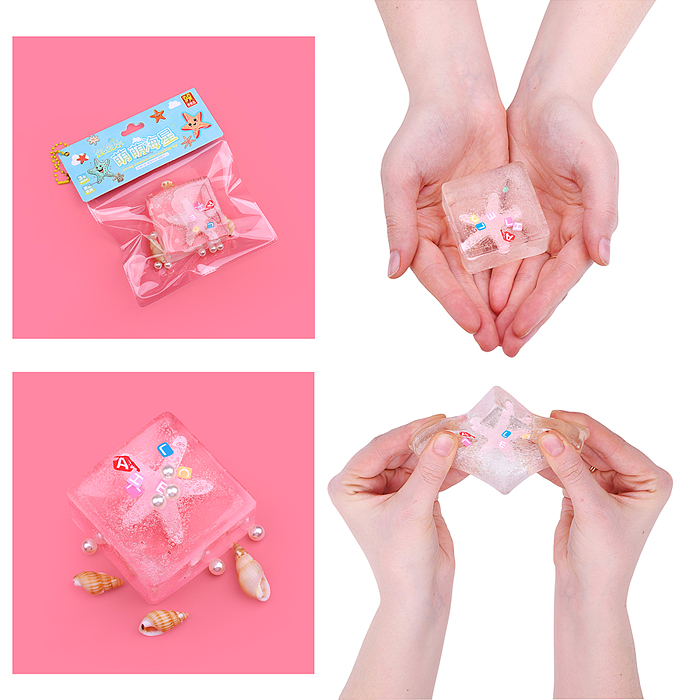 Игрушка - антистресс 00-5599 "Льдинка с морской звездой"