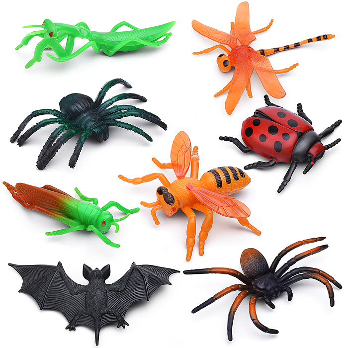 Пластизоль насекомые "Рассказы о животных" 8 шт. в пакете Пластизоль насекомые "Рассказы о животных" 8 шт. в пакете