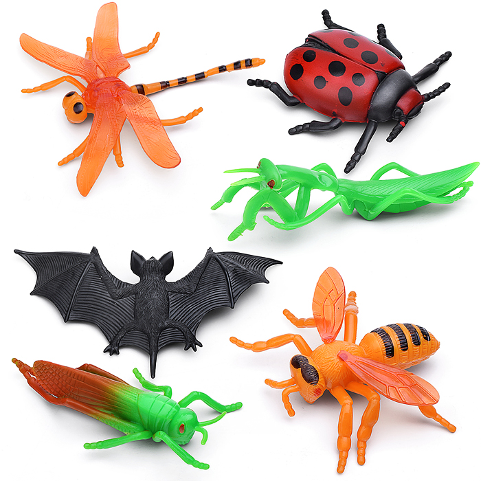 Пластизоль насекомые "Рассказы о животных" 6 шт. Пластизоль насекомые "Рассказы о животных" 6 шт.