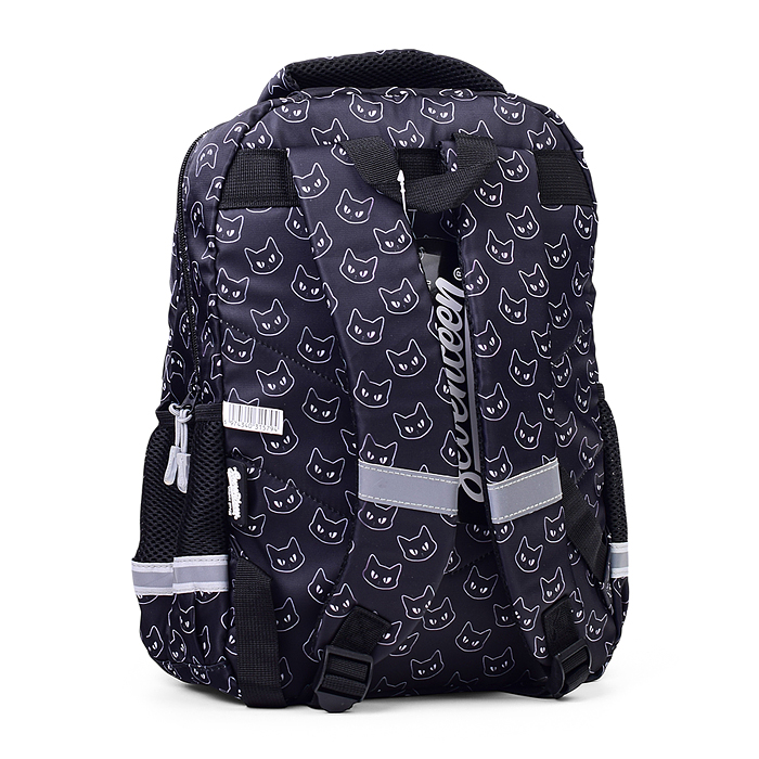 Фото к товару Рюкзак школьный "Seventeen" с двумя отделениями 39x27x16 см. Рюкзак школьный "Seventeen" с двумя отделениями 39x27x16 см.