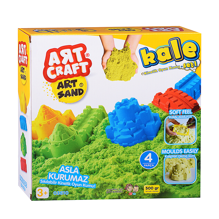 Набор кинетический песок Крепость, 500г