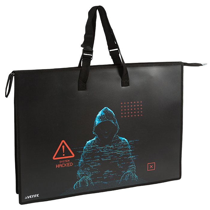 Папка для чертежей и рисунков "Label. Hacker" A2 (650x470x100 мм) 500 мкм, 