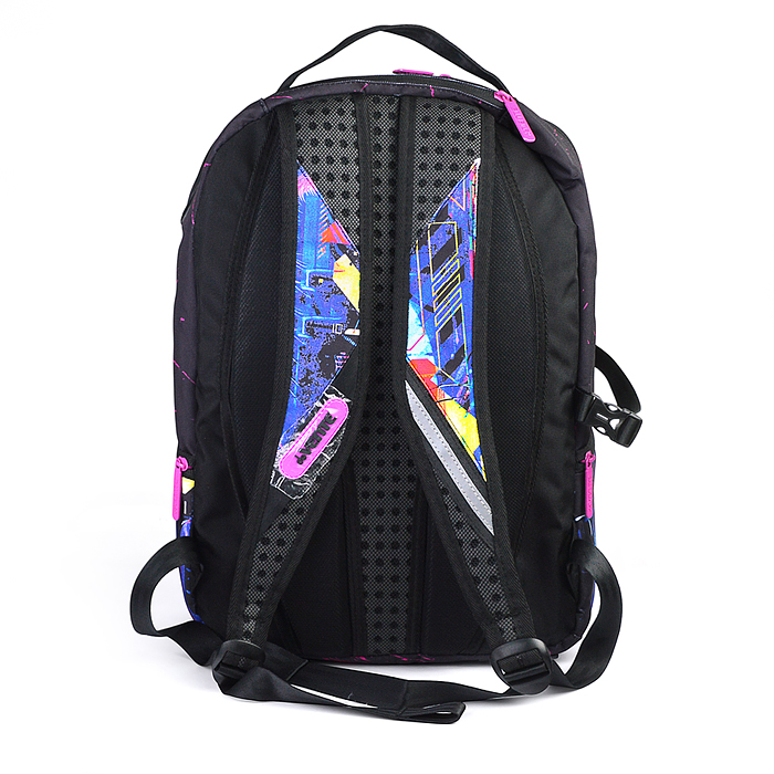 Рюкзак "Label. Cyber Cat" подростковый 39x30x17 см (19 л) вес 750 г, эргономичная вентилируемая спин