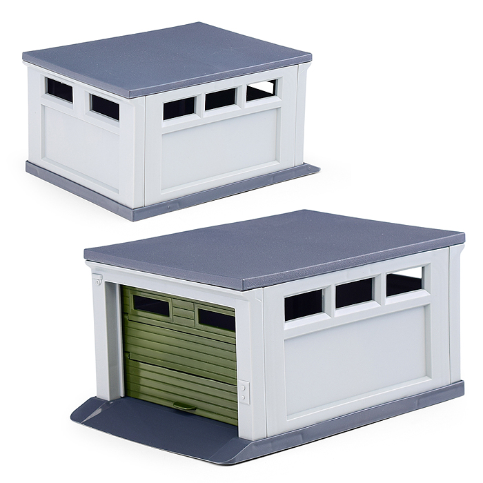 Гараж для машинок (серый,антрацит,хаки) 