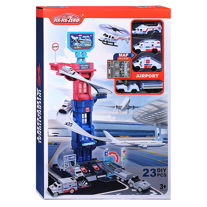 Фото к товару Парковка 660-S110 "Спасательная служба" в коробке Парковка 660-S110 "Спасательная служба" в коробке