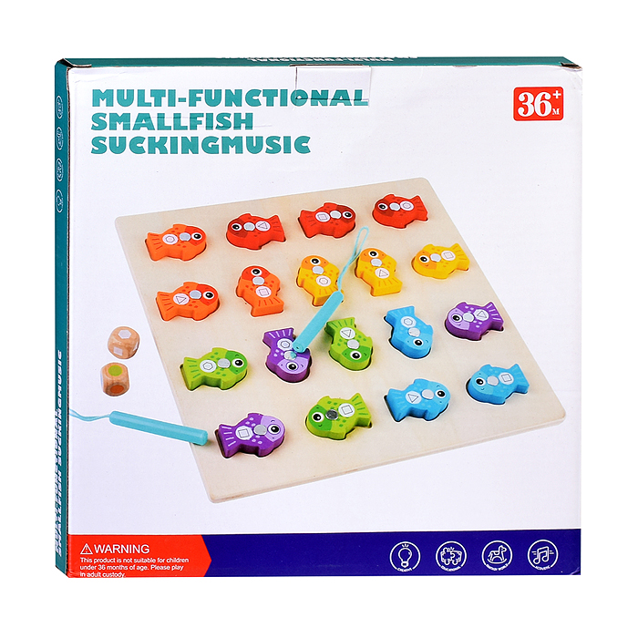 Фото к товару Игра развивающая D2001 "Рыбки" в коробке Игра развивающая D2001 "Рыбки" в коробке