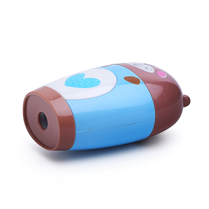 Фото к товару Точилка с контейнером и ластиком, 1 отверстие "Зверушки" (4 вида) Точилка с контейнером и ластиком, 1 отверстие "Зверушки" (4 вида)