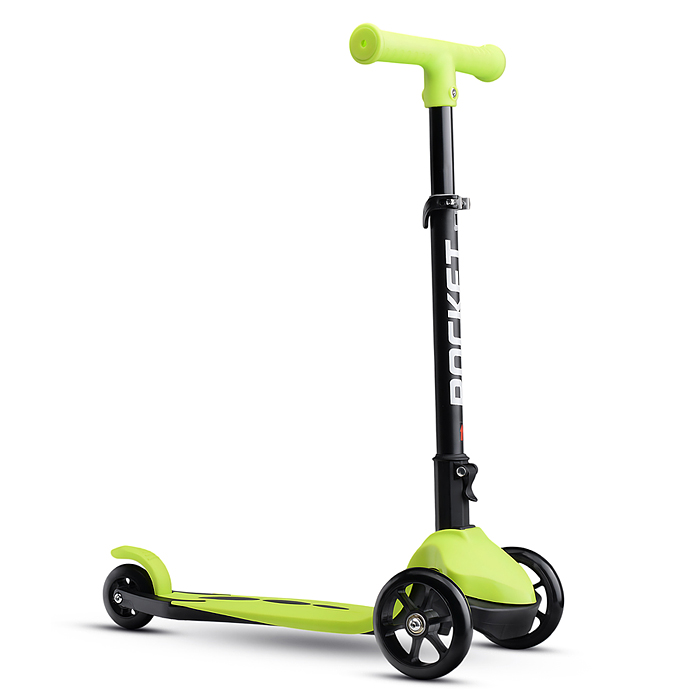 Фото к товару Самокат трёхколёсный R0205 ROCKET колёса PU, цвет салатовый Самокат трёхколёсный R0205 ROCKET колёса PU, цвет салатовый