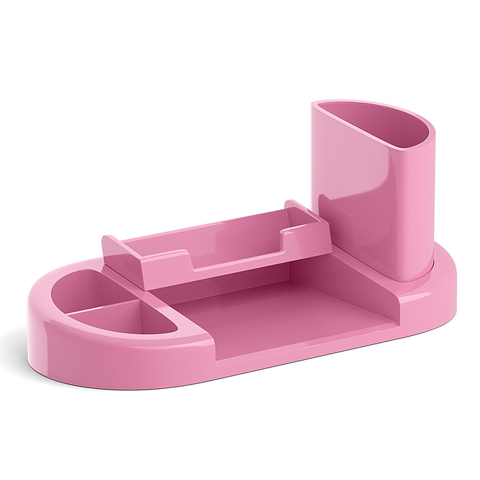 Подставка настольная пластиковая Harmony, Pastel, розовая