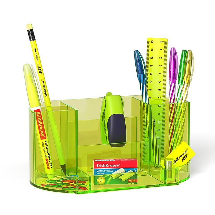 Набор настольный пластиковый Victoria, Neon, ассорти из 2 цветов