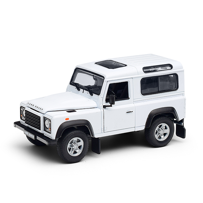 Фото к товару Машинка 1:24 Land Rover Defender I, белый Машинка 1:24 Land Rover Defender I, белый