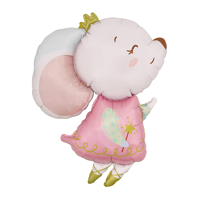 Шар (35''/89 см) Фигура, Мышка Принцесса, 1 шт. в уп. Шар (35''/89 см) Фигура, Мышка Принцесса, 1 шт. в уп.