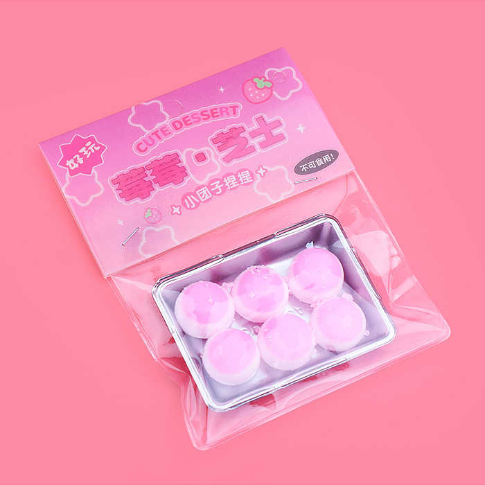 Фото к товару Игрушка - антистресс 00-5577 "Набор пироженых Моти" Игрушка - антистресс 00-5577 "Набор пироженых Моти"