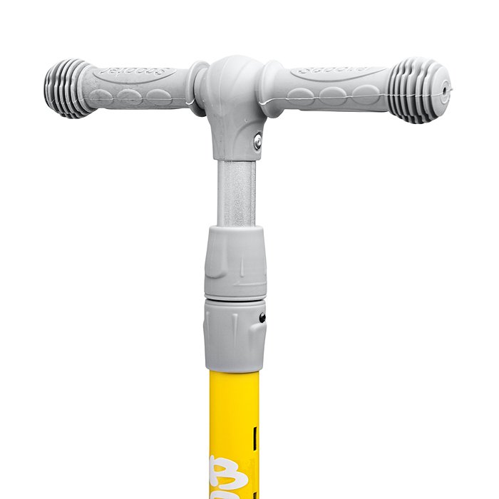 Фото к товару Самокат U001196Y 3-х кол., желто-серый, PU, в коробке Самокат U001196Y 3-х кол., желто-серый, PU, в коробке