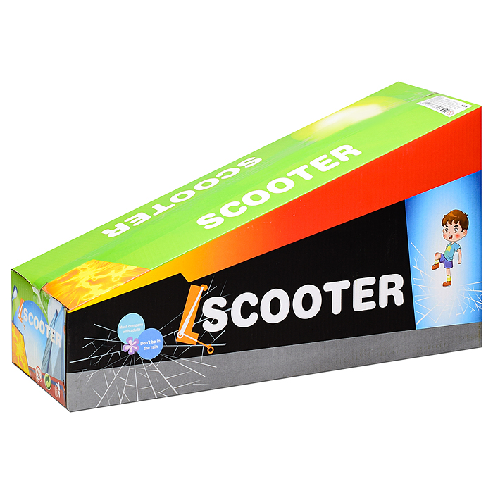 Фото к товару Самокат U001196Y 3-х кол., желто-серый, PU, в коробке Самокат U001196Y 3-х кол., желто-серый, PU, в коробке