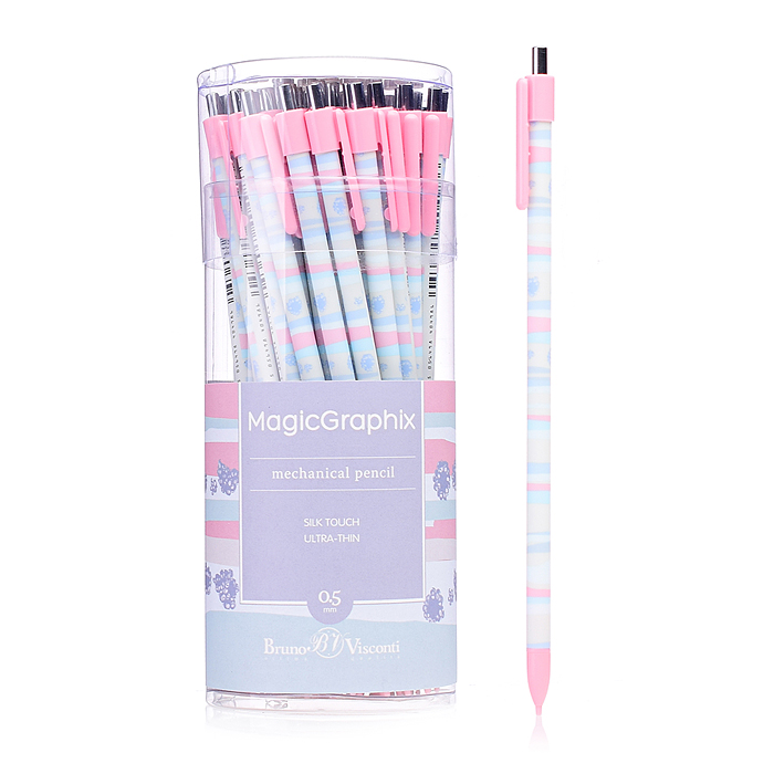 Карандаш механический "MagicGraphix. Ягодные тортики. Ежевика" 0.5мм