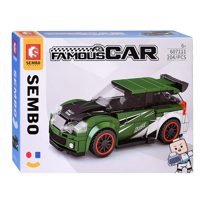 Фото к товару Конструктор 607109-607112 "Ралли" в коробке Конструктор 607109-607112 "Ралли" в коробке